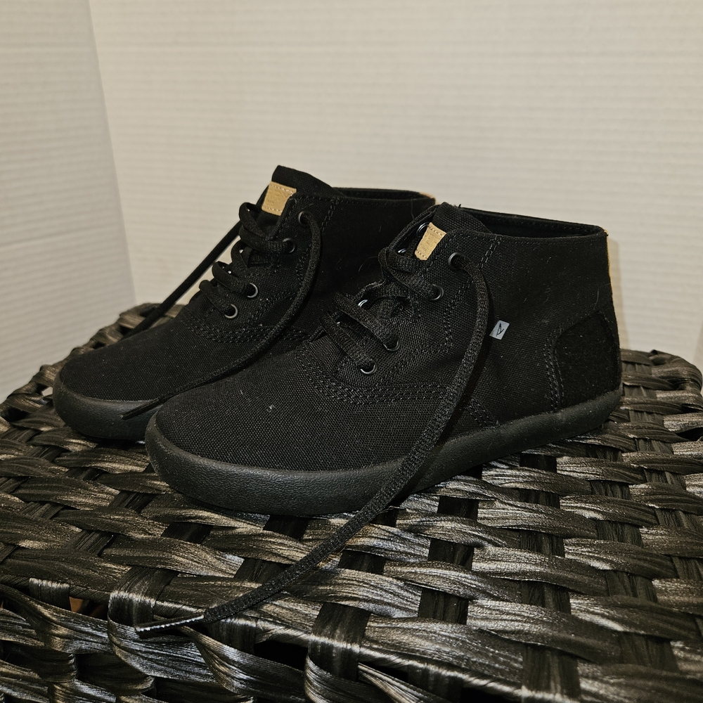 Sperry Black Canvas Kids Sneakers Size 1.5M